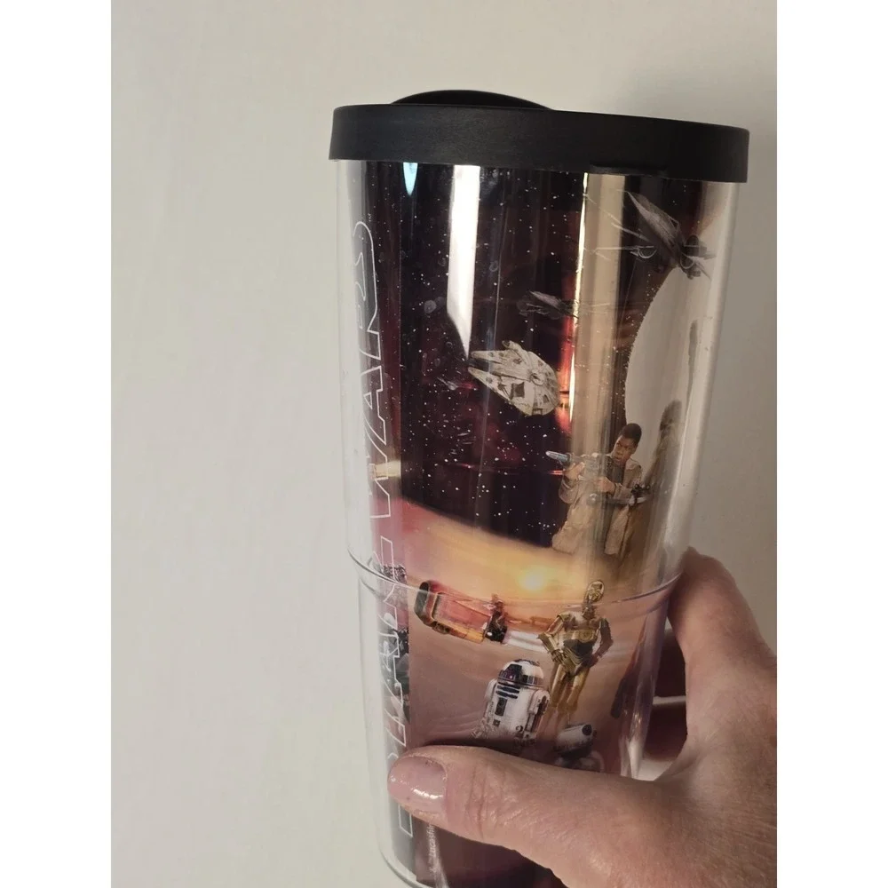 Tervis Star Wars Tumbler Collectible‎ Movie Characters Black Lid Insulated NEW